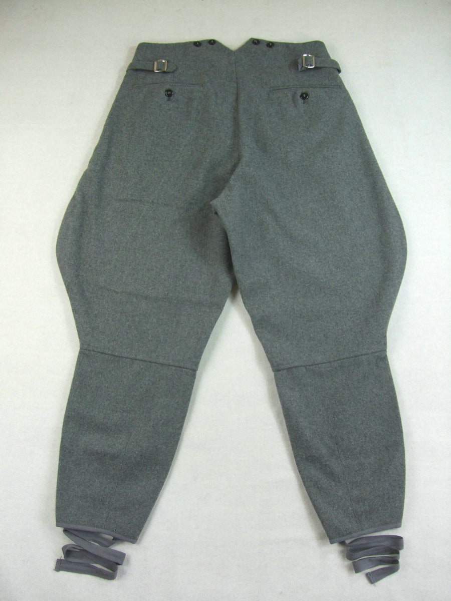 WWII Finnish M36 Pussihousut Sarkaa Wool Field Breeches Light Grey –  Hikishop