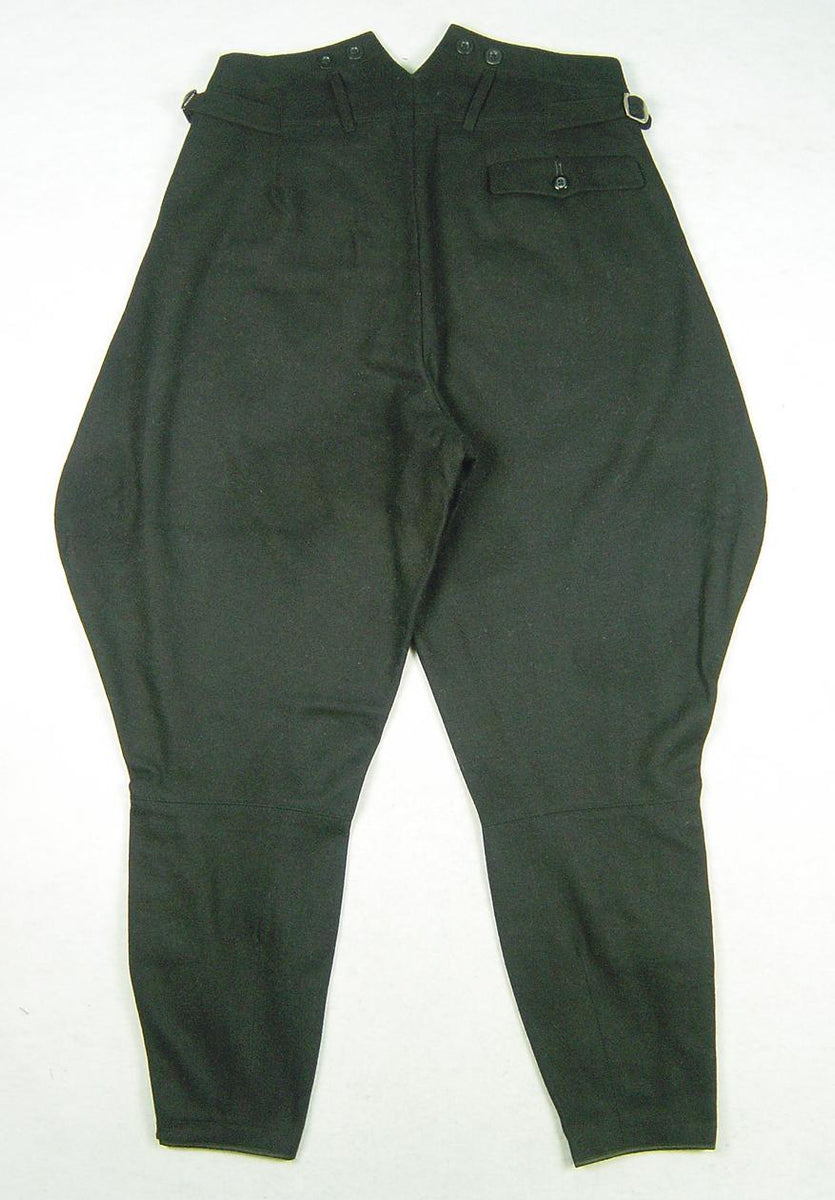 WWII German Elite Army 1932 M32 Black Wool Trousers Pants Size 40 inch -  Repro