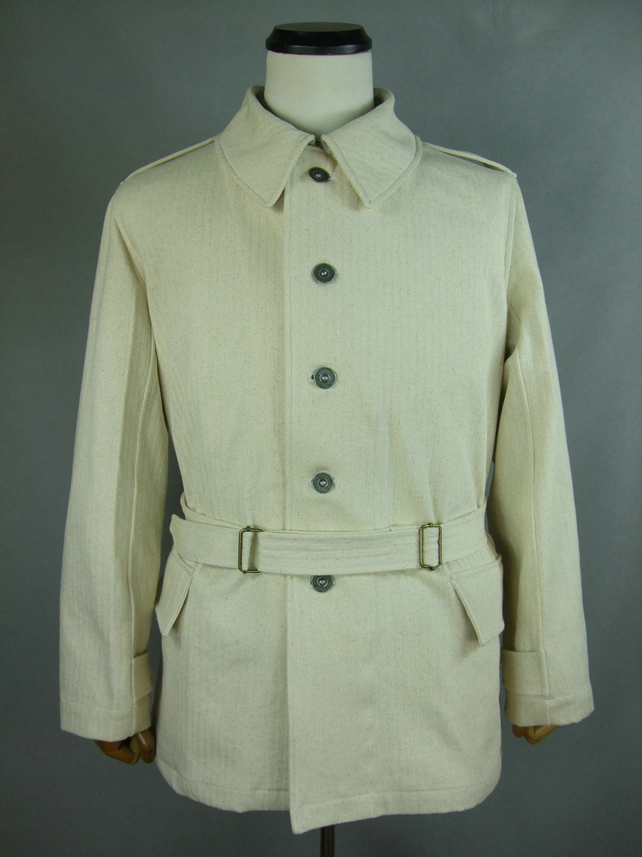 WW2 France French Army Model 1938 Bourgeron Jacket HBT Linen