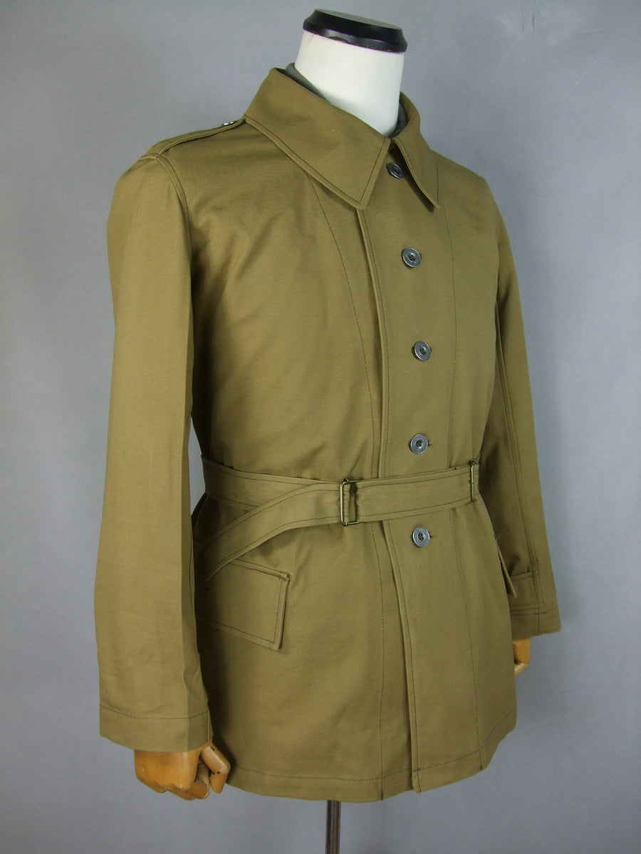 WWII France French Army Model 1938 Bourgeron Jacket Tan – Hikishop