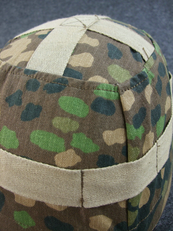 WWII Gear - German WWII M38 Paratrooper Splinter Camo Helmet Cover