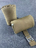 WW2 German WH Mountain Trooper Gebirgsjäger Gaiters Wickelgamaschen Knitted Puttees + Pouch Set