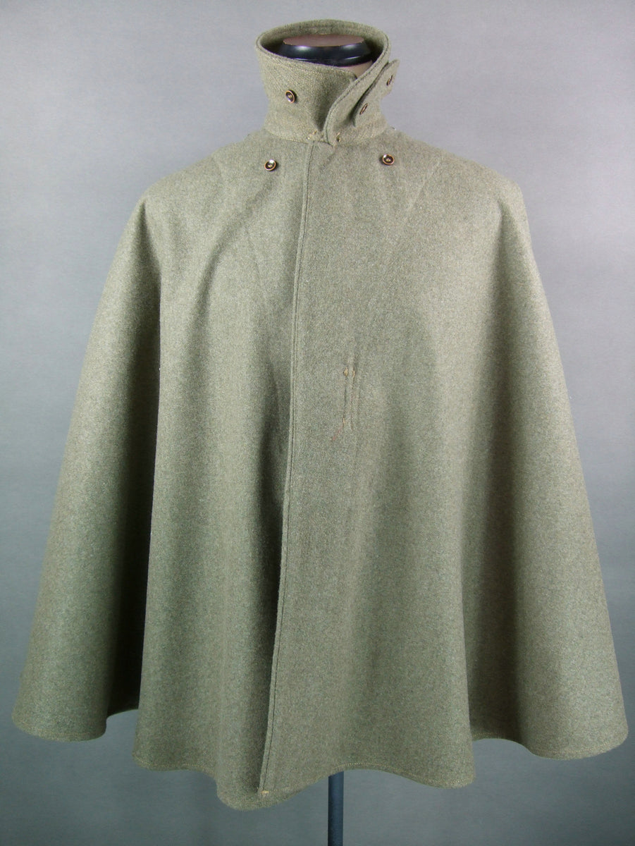 WW1 Italy Italian Light Grey Green Wool Model 1909 Cape For Foot Troop ...