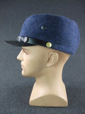 WW1 French Army Enlisted Bluish Iron-grey Wool M1914 Soft Kepi Cap