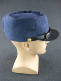 WW1 French Army Enlisted Bluish Iron-grey Wool M1914 Soft Kepi Cap