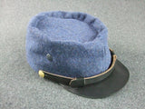 WW1 French Army Enlisted Bluish Iron-grey Wool M1914 Soft Kepi Cap