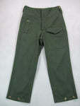 WWII British Denim Battledress Trousers Pants Early Olive Green