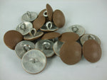 WW2 German Painted Pebble Grain Tunic Button LW Tan Sand X20