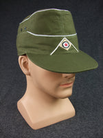 WWII German DAK Field Cap Officer Green