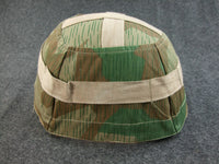 WWII German M38 Paratrooper Splinter Camo Helmet Cover