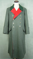 WWII World War 2 German Field Grey Wool General Greatcoat