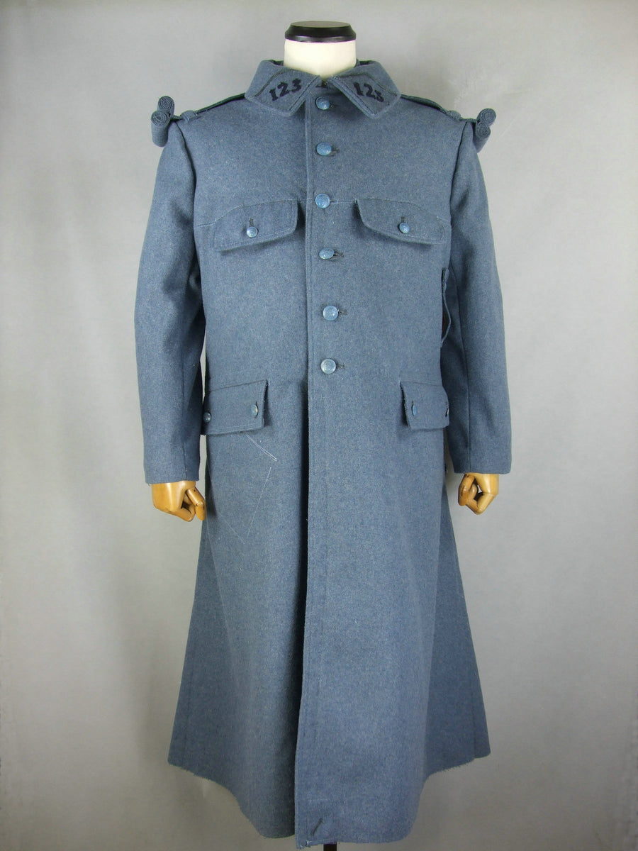 WW1 French Army M1916 Horizon Blue Enlisted Greatcoat Bleu Horizon Par ...