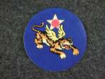 WW2 US AVG Flying Tigers Leather Shoulder Patch 3"