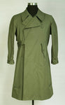 World War 2 WWII German Motorcyclist Wind Proof Overcoat Green