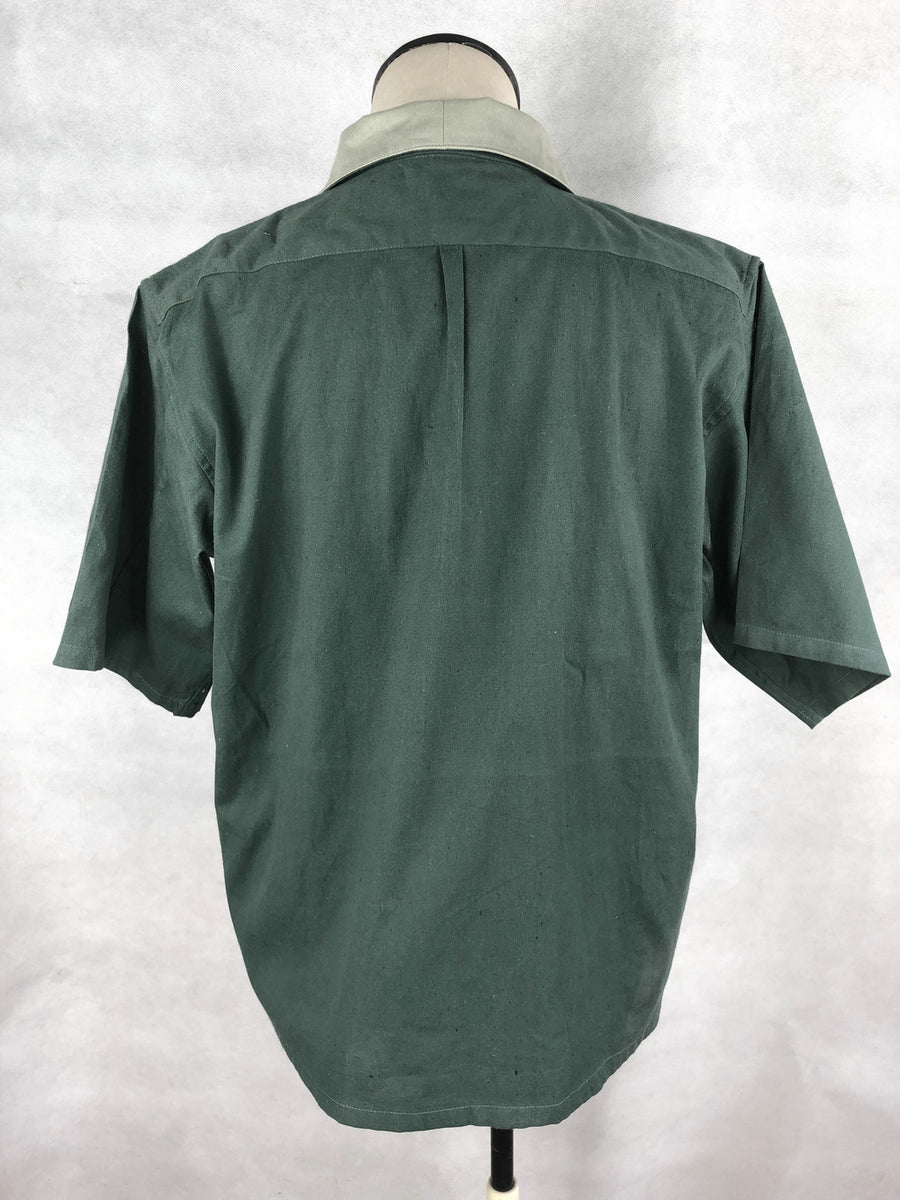 WW2 IJA Imperial Army Tropical Dark Green Summer Half Shirt – Hikishop